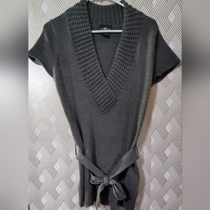 Ladies Blouse, Color Gray, Size Large